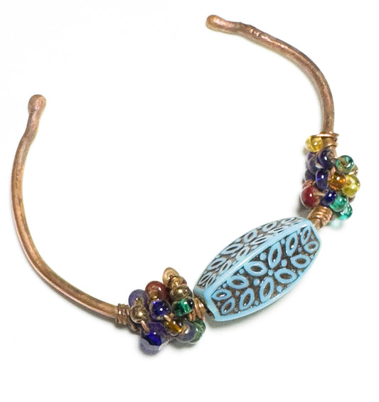 Copper Beaded Bracelet -8