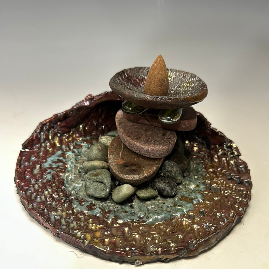 Landscape Incense Vase -4