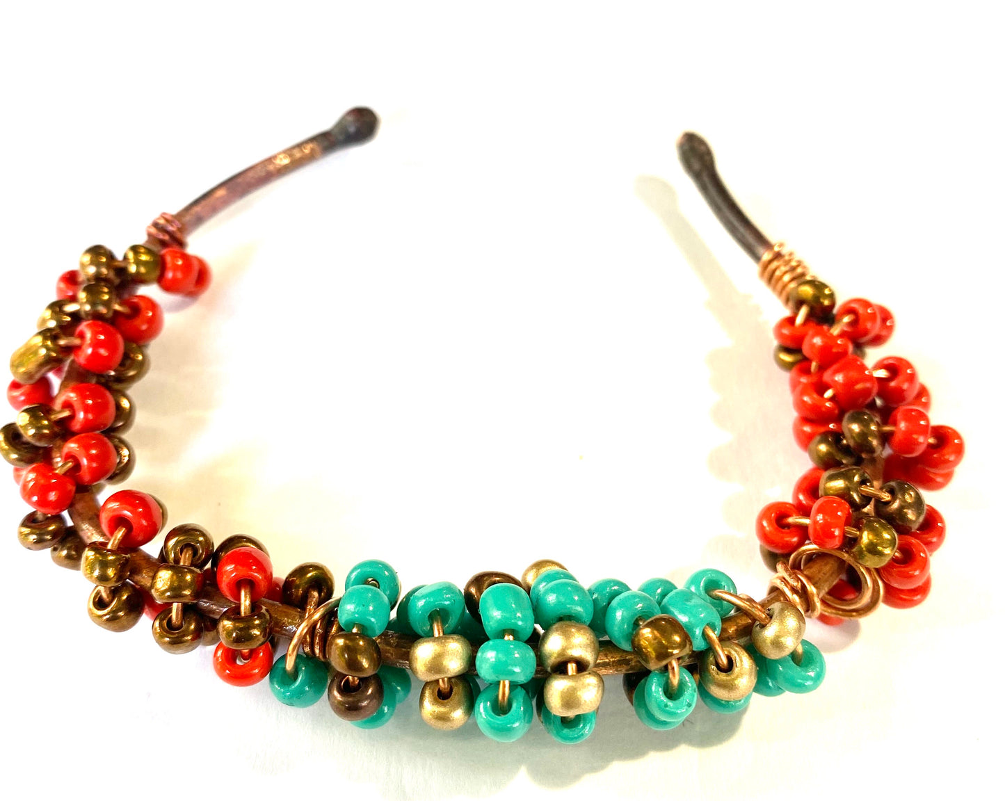 Copper Beaded Bracelet-17