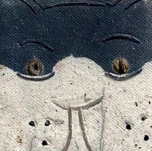 Raku Cat Tile-25