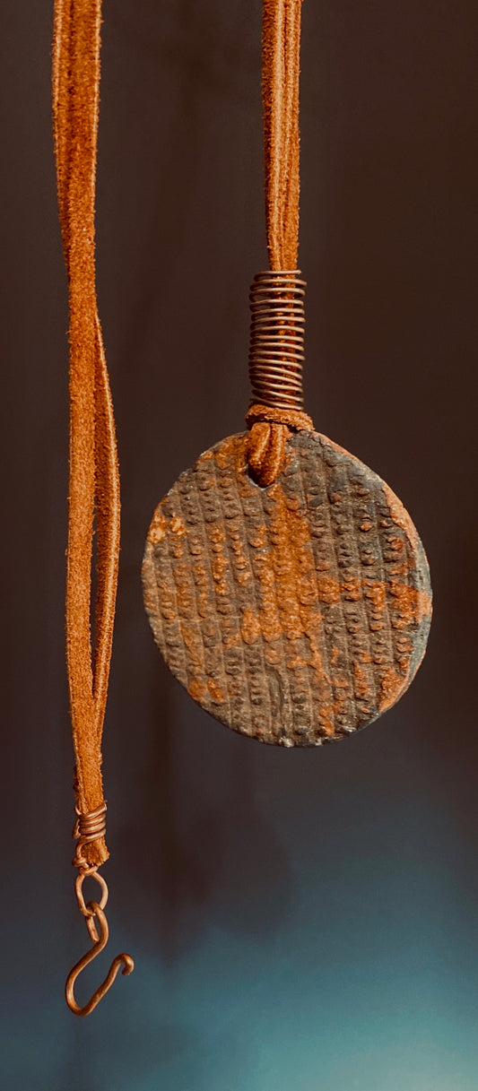Tribal Raku Necklace 21