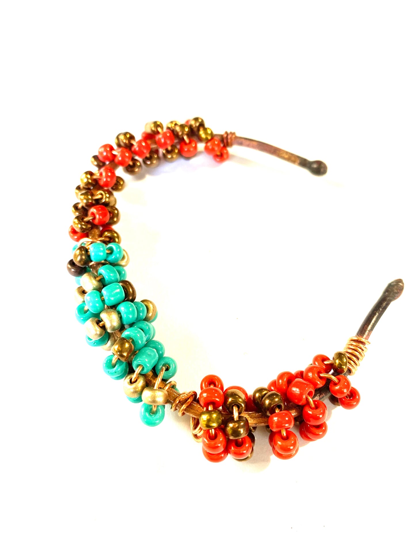 Copper Beaded Bracelet-17