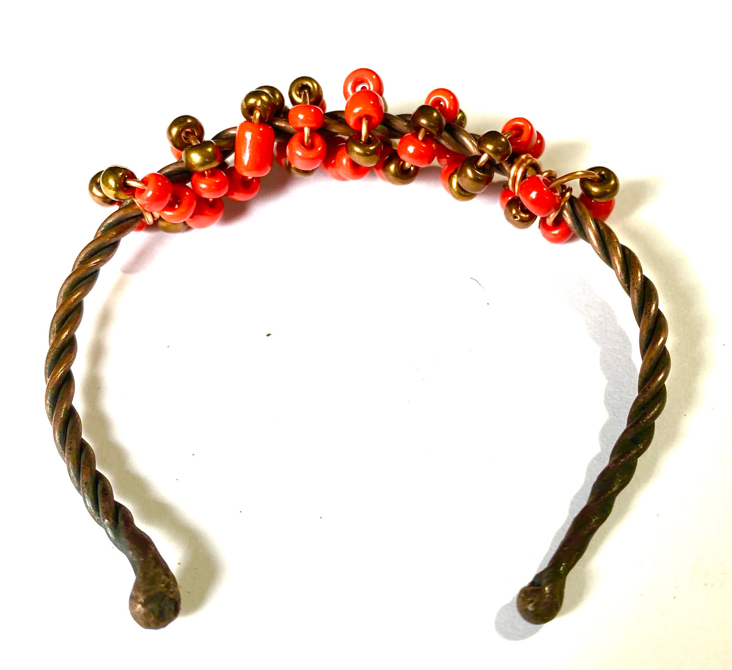 Copper Beaded Bracelet- 13