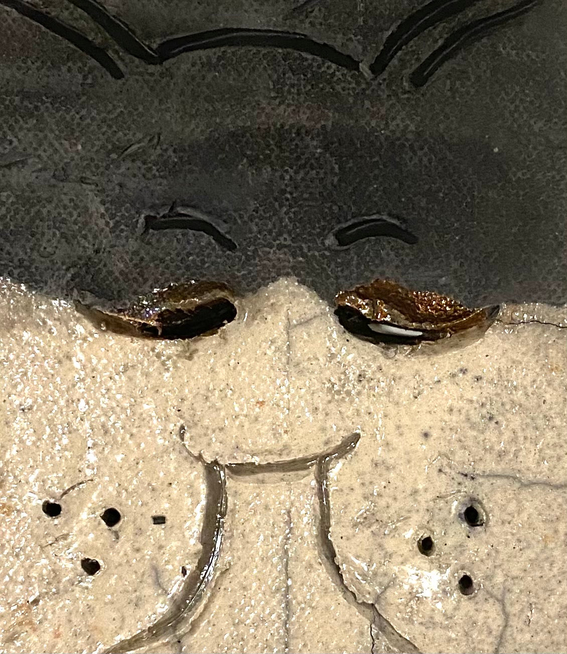 Raku Cat Tile-19