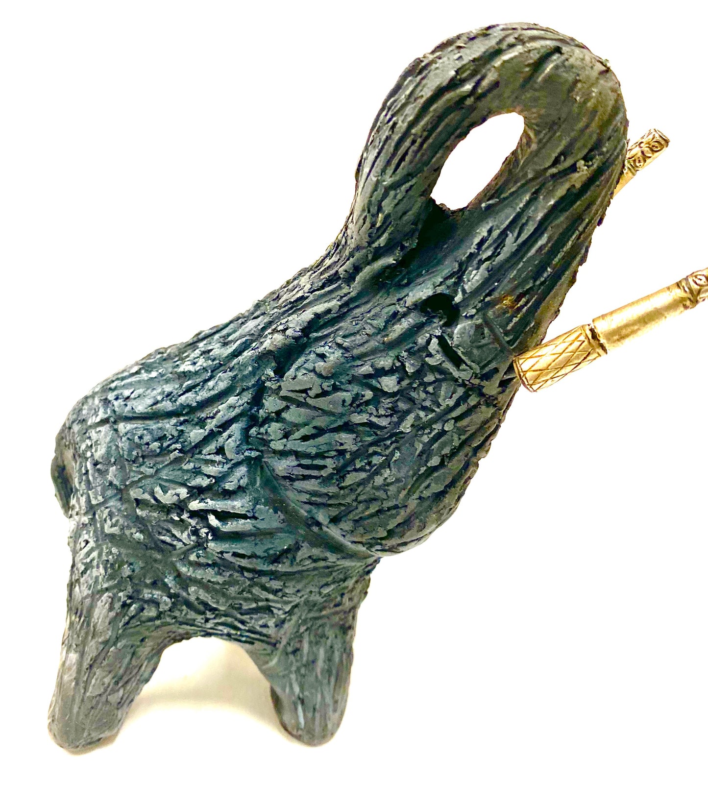 Raku Elephant Have you HERD!!!!!! Just one of these lovely Raku Fired Elephant will make an excellent gift for your friend, sorority or for your home’ special place centerpiece. 3.5" x 3" x 3.5" 1 lbs Beautiful smokey black baby raku elephant For decorative purposely only