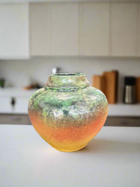 Green & Gold Vase