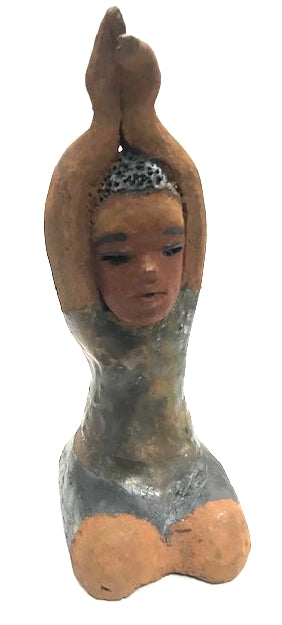 I Adore Thee!      I Adore Thee stands 8" x 3" x 4" and weighs 1 lb.     Young man make of clay on his knees.     This work of art speaks for itself.     Great as a gift  Awesome starter from the Herdew Collection.