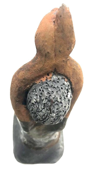 I Adore Thee!      I Adore Thee stands 8" x 3" x 4" and weighs 1 lb.     Young man make of clay on his knees.     This work of art speaks for itself.     Great as a gift  Awesome starter from the Herdew Collection.