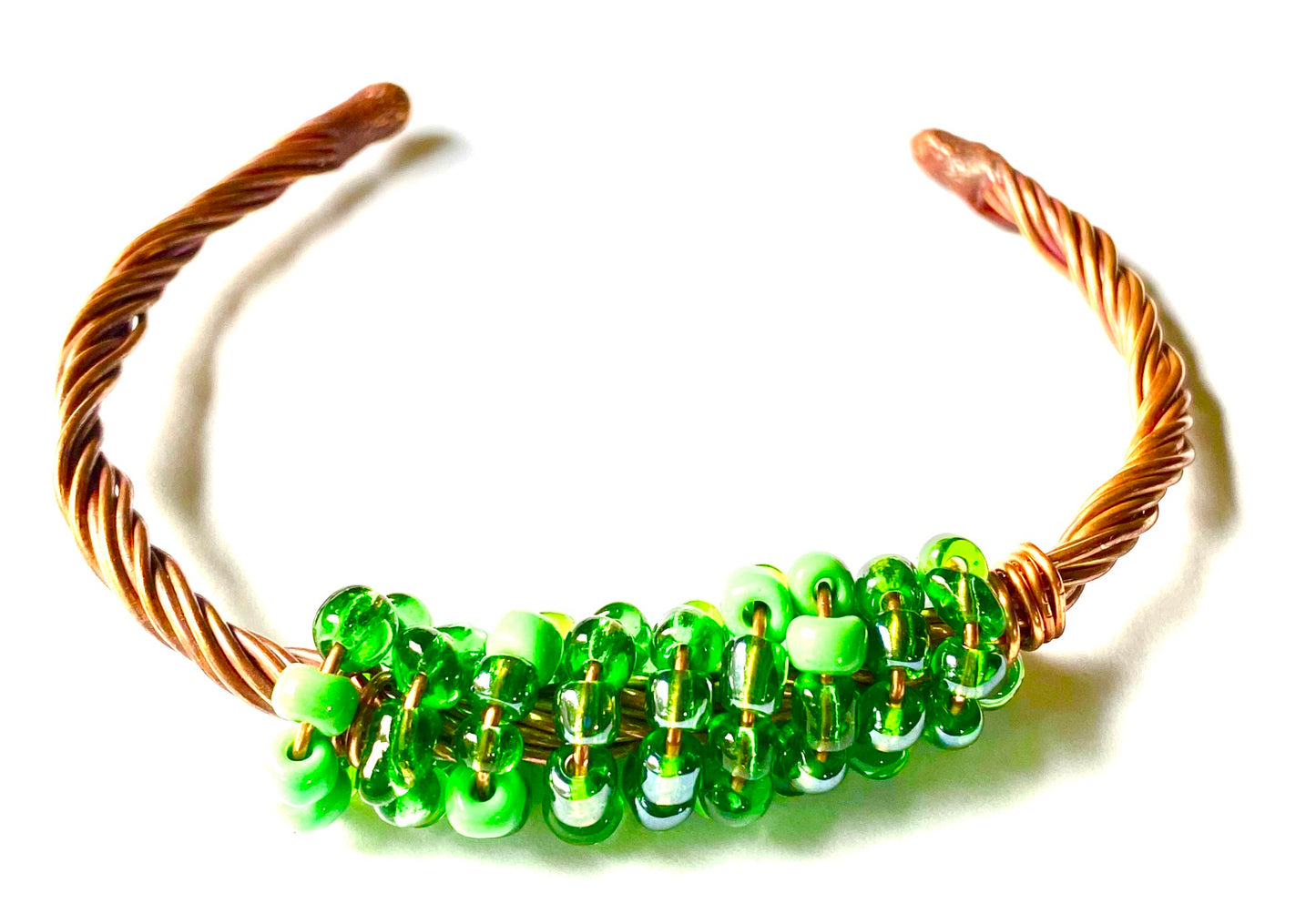 Copper Beaded Bracelet -10