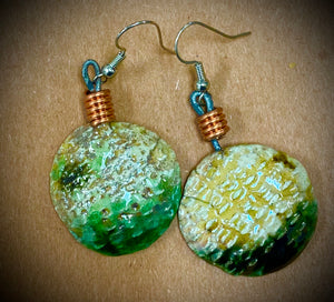  Two tone white and green gold Luster Copper coil 2 ounces