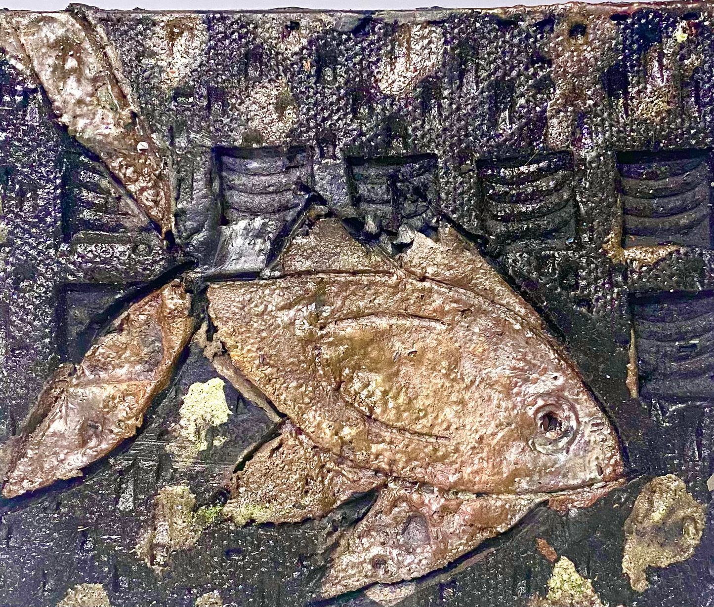 Raku Fish Tile-20