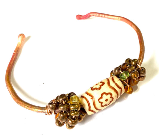 Copper Beaded Bracelet-14